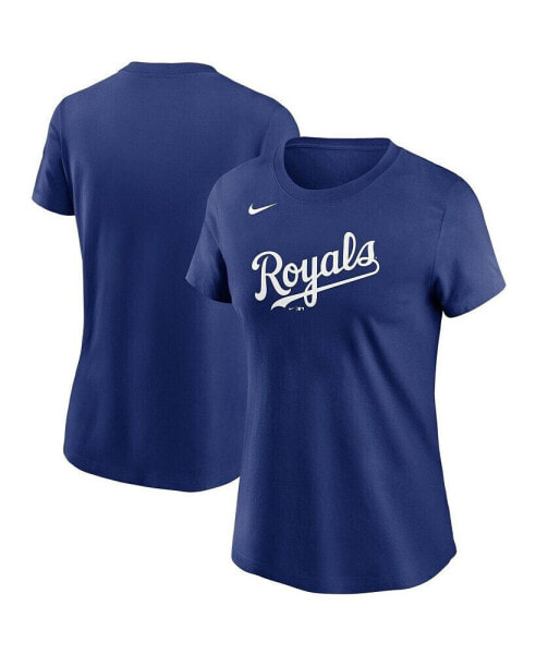 Women's Royal Kansas City Royals Wordmark T-shirt