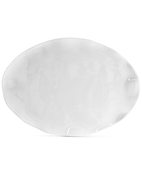 Ruffle Melamine Small Oval Platter