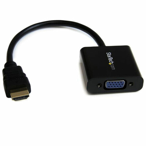HDMI-адаптер Startech HD2VGAE2 1920 x 1080 px Чёрный