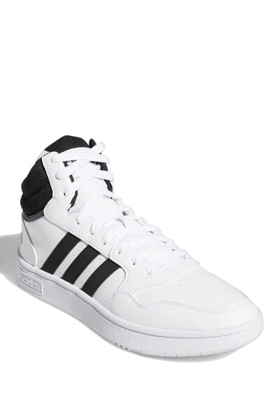Beyaz - Hoops 3.0 Mıd Erkek High Sneaker