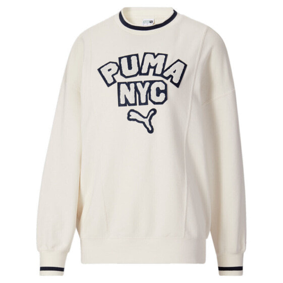 Puma Play Nyc Crew Neck Sweatshirt Womens Size M 67650865