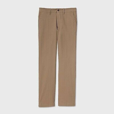 Men's Every Wear Straight Fit Chino Pants - Goodfellow & Co Tan 42x30