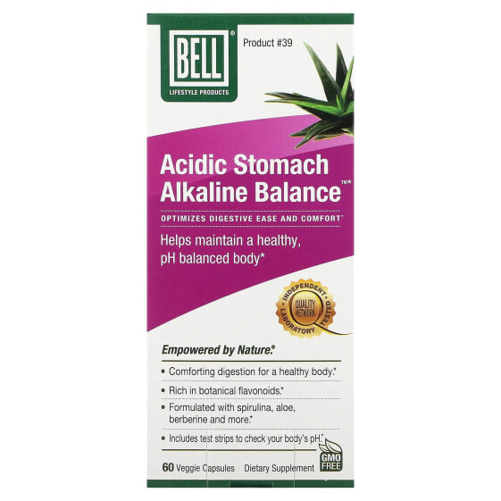 Витаминно-минеральный комплекс Bell Lifestyle Acidic Stomach Alkaline Balance, 60 растительных капсул