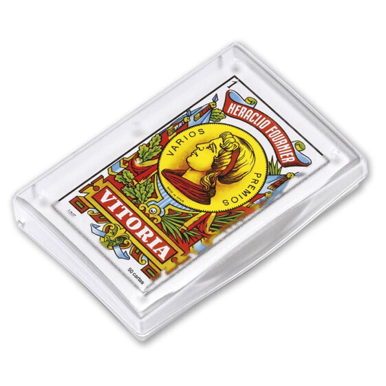 Настольная игра Fournier Игральные карты № 27 50 букв в пластиковом футляре