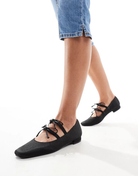 Public Desire Luella Ballet Flats in Black