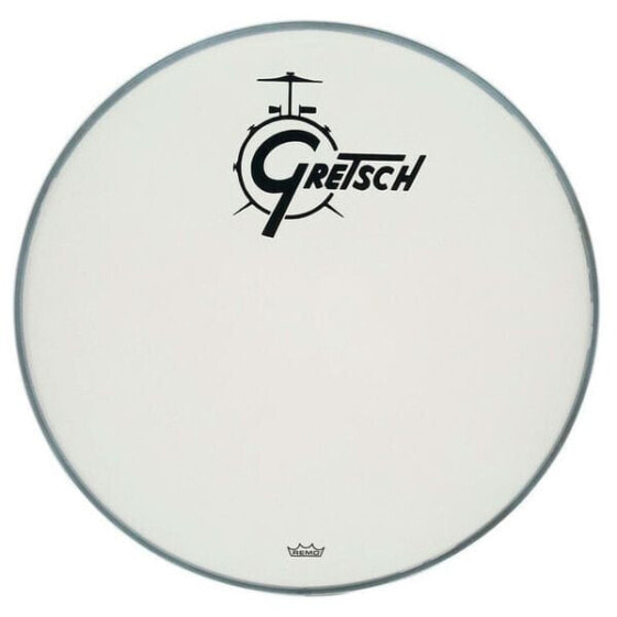 Gretsch Drums 18" Bass Drum Head WH w/Logo