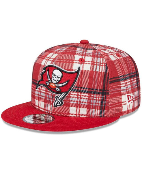 Men's Red Tampa Bay Buccaneers 2024 Sideline Statement 9FIFTY Snapback Hat