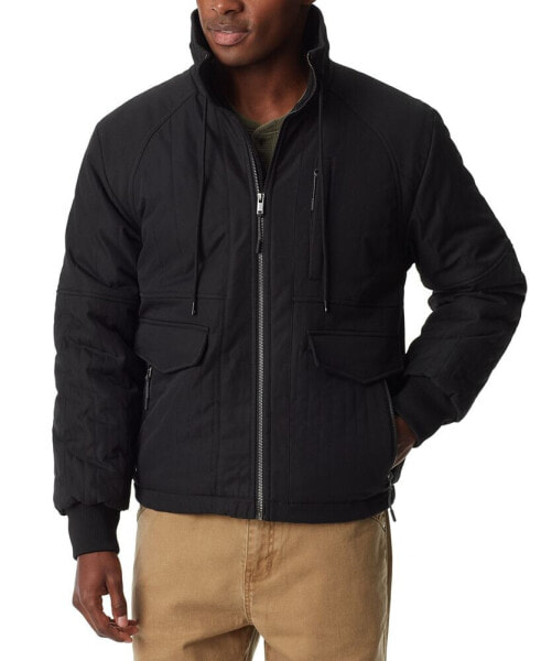 Men's Quilted Bomber Jacket