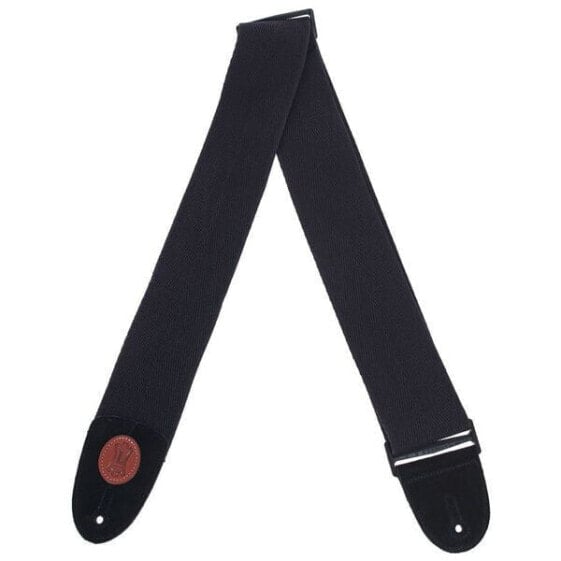 Ремен для гитары из тяжелого хлопка Levys Heavy Cotton Strap 3" BK