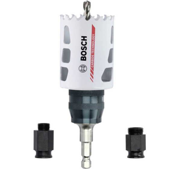 Bosch Starter-Set: Power-Change Plus Adapter mit Carbide Lochsäge, 68 mm