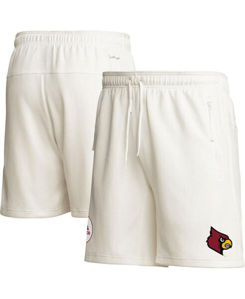 Men's Cream Louisville Cardinals Zero Dye AEROREADY Shorts