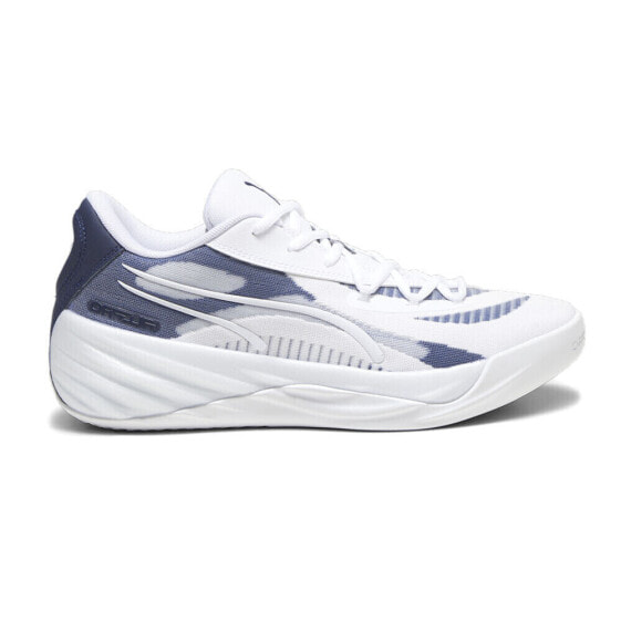 Puma AllPro Nitro Team Basketball Mens White Sneakers Athletic Shoes 37908103