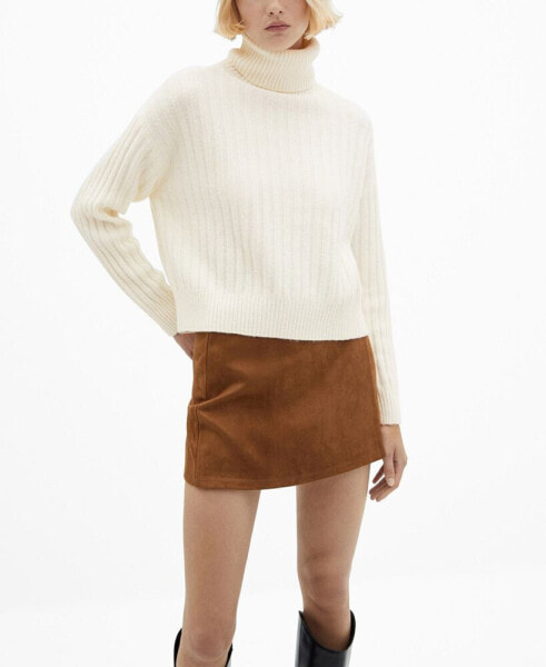 Women's Thick Knit Turtleneck Sweater