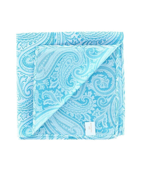 Men's Sobee Paisley Silk Pocket Square