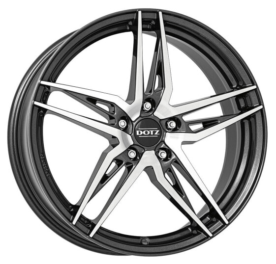 Колесный диск литой Dotz Interlagos gunmetal polished 7.5x17 ET48 - LK5/108 ML70.1