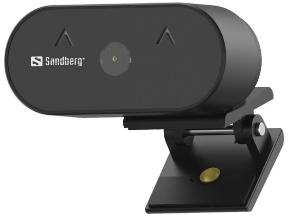 SANDBERG USB Webcam Wide Angle 1080P HD - 2 MP - 1920 x 1080 pixels - 30 fps - 1920x1080@30fps - 1080p - Auto