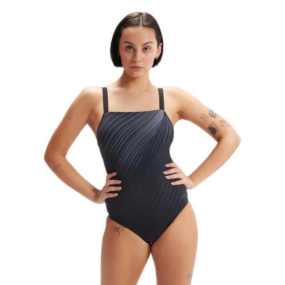 Купальник для плавания женский Speedo Shaping AmberGlow Printed Swimsuit.
