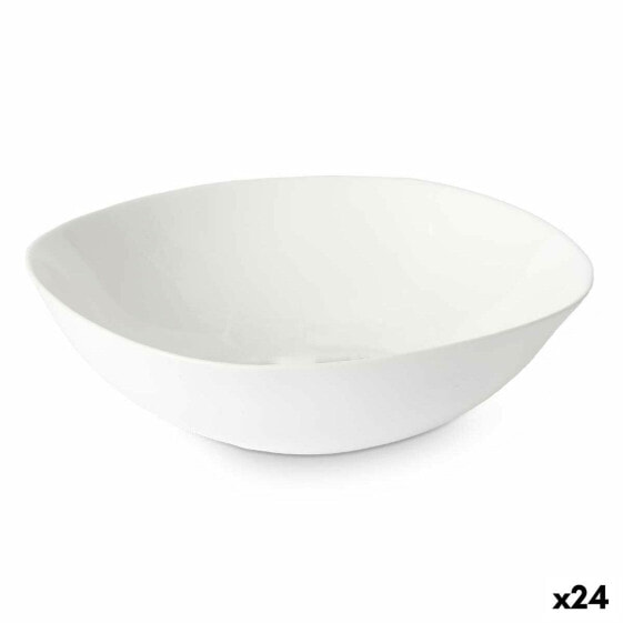 Столовая посуда Vivalto Блюдо Белое 21,5 x 7 x 21,5 см (24 штуки) Квадратное