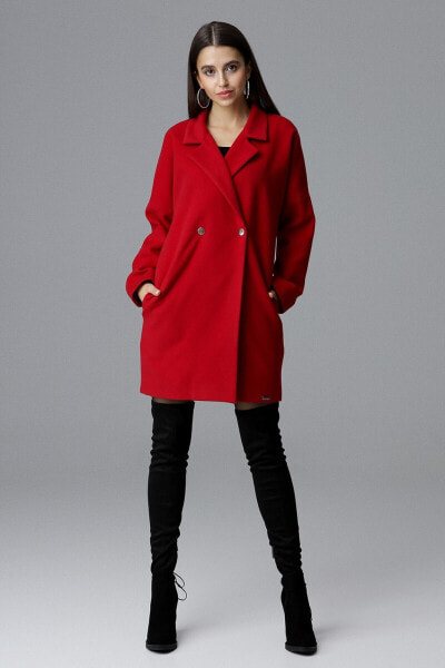 Пальто женское Figl C625 Красное