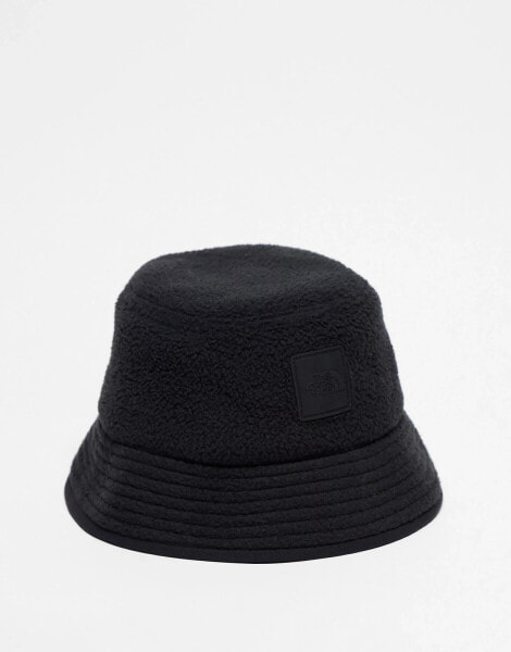 The North Face NSE Fleeski fleece bucket hat in black