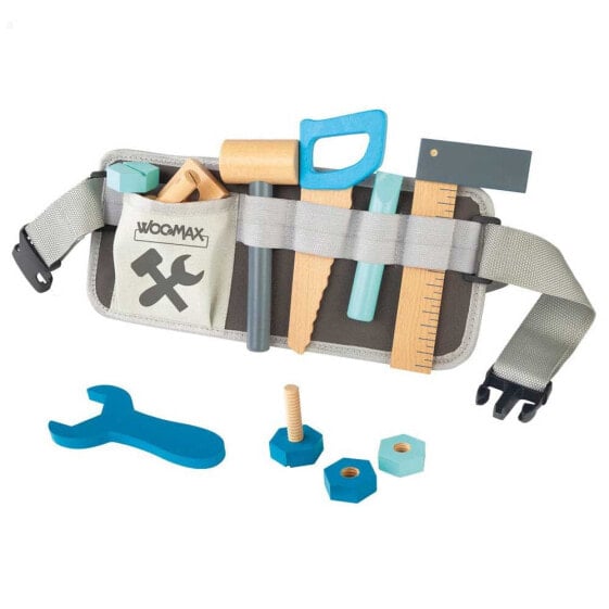 WOOMAX Wooden Construction Belt 11 Pieces