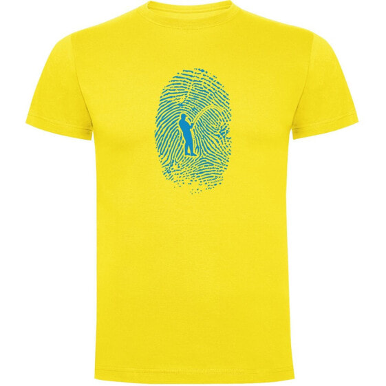 KRUSKIS Angler Fingerprint short sleeve T-shirt