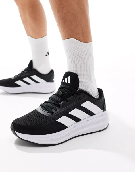 adidas Running Questar 3 trainers in black