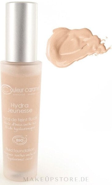 Flüssige Foundation mit Hyaluronsäure - Couleur Caramel Fond De Teint Fluide Hydra Jeunesse 21 - Porcelaine