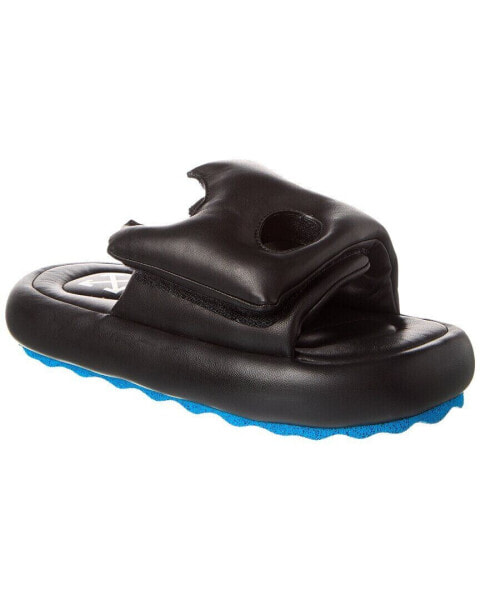 Off-White™ Meteor Padded Leather Slide Men's Black 42