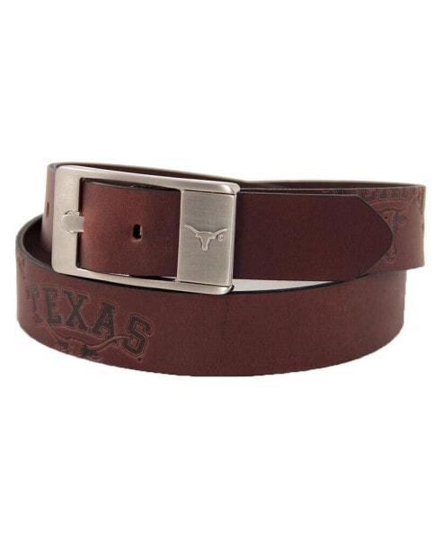 Men's Texas Longhorns Brandish Leather Belt - Brown