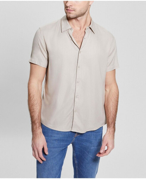 Men's Eco Rayon Solid Shirt
