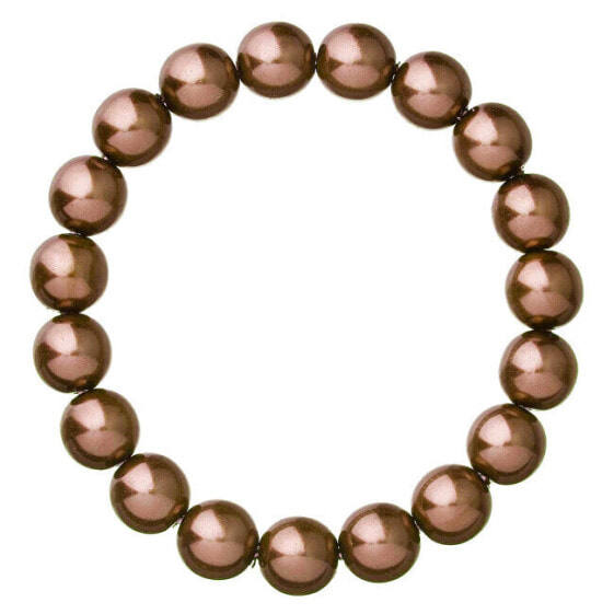 Elegant pearl bracelet 56010.3 brown