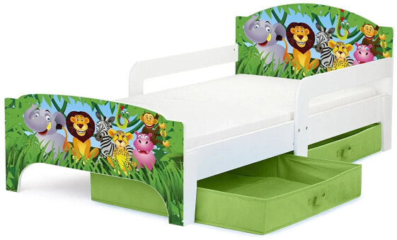 Кроватка деревянная для детей leomark - SMART - 140x70