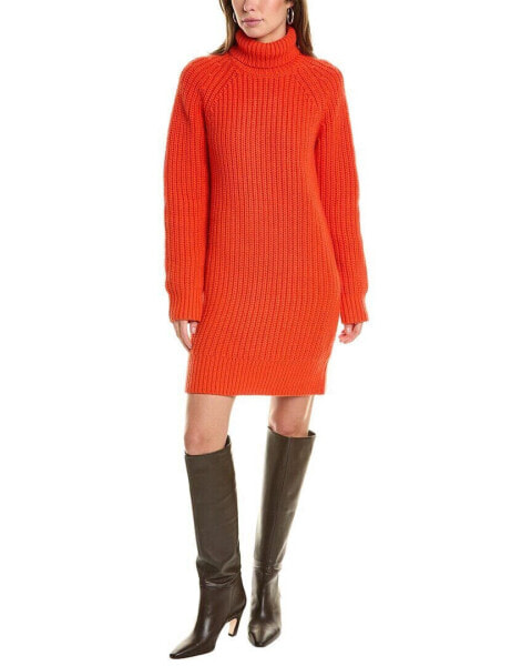 Michael Kors Collection Shaker Turtleneck Cashmere Dress Women's