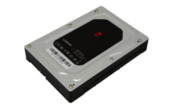 Kingston 2.5 - 3.5" SATA Drive Carrier - Universal - HDD Cage - Black - China - 1 pc(s)