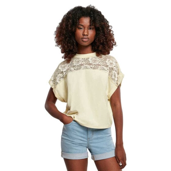 URBAN CLASSICS Oversized Lace short sleeve T-shirt