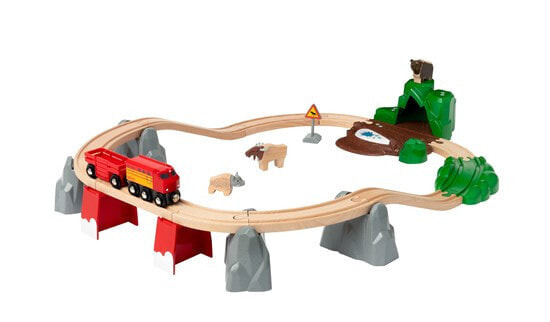 Детская железная дорога BRIO AB Nordic Animal Set - Модель железной дороги и поезда - Мальчик - 3 года - Пластик - Дерево - 26 деталей