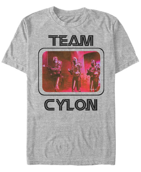Battlestar Galactica Men's Retro Team Cylon Poster Short Sleeve T-Shirt