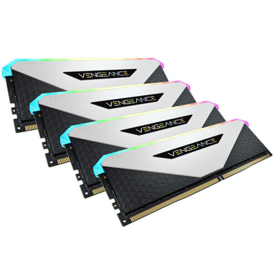 Corsair Vengeance RGB RT DDR4-3600 RAM, CL18, XMP - 32 GB Quad-Kit, weiß