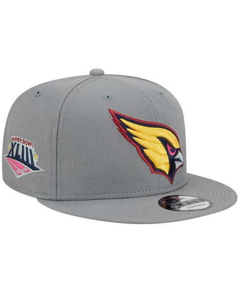 Men's Gray Arizona Cardinals Color Pack Multi 9FIFTY Snapback Hat