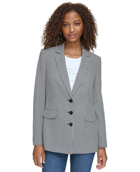 Women's Houndstooth Blazer