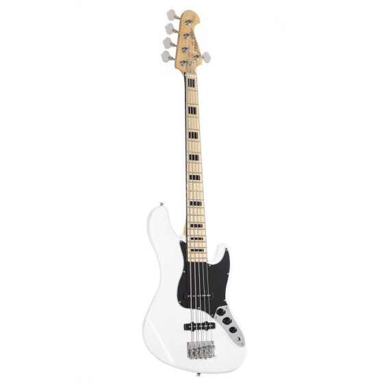 J & D JB Vintage 1975 5-String Electric Bass (White)