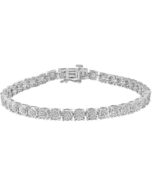 EFFY® Diamond Tennis Bracelet (1/4 ct. t.w.) in Sterling Silver