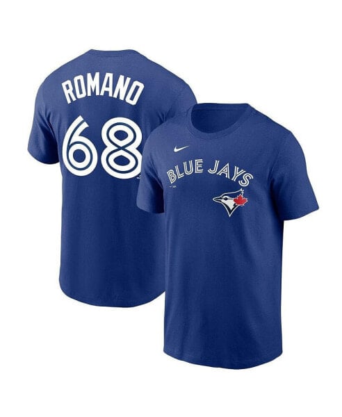 Men's Jordan Romano Royal Toronto Blue Jays Player Name and Number T-shirt