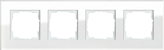 GIRA Esprit Glas - White - Screwless - 95 mm - 308 mm - 9.85 mm - 55 x 55 mm
