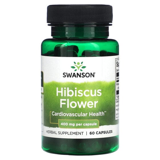 Hibiscus Flower, 400 mg, 60 Capsules