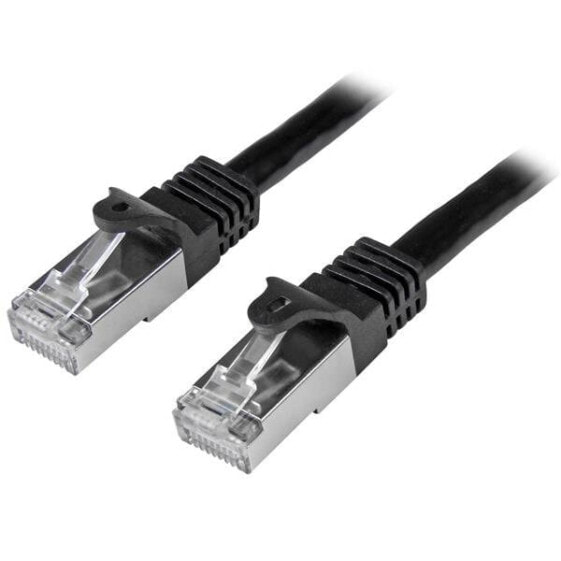 StarTech.com Cat6 Patch Cable - Shielded (SFTP) - 2 m - Black - 2 m - Cat6 - SF/UTP (S-FTP) - RJ-45 - RJ-45