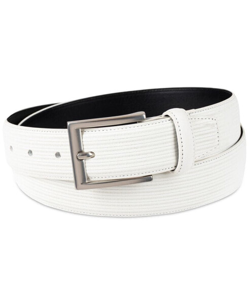 Men's Faux-Suede Belt, Created for Macy's