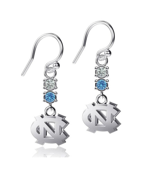 Women's North Carolina Tar Heels Dangle Crystal Earrings