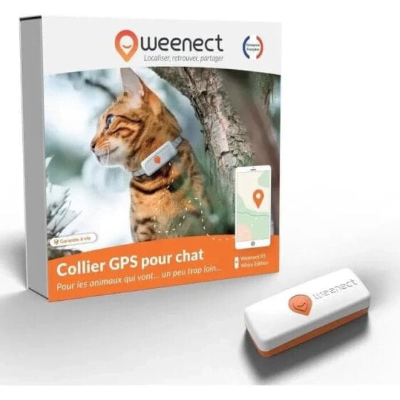 GPS -Tracker fr Chat - Weenect XS (White Edition 2023)